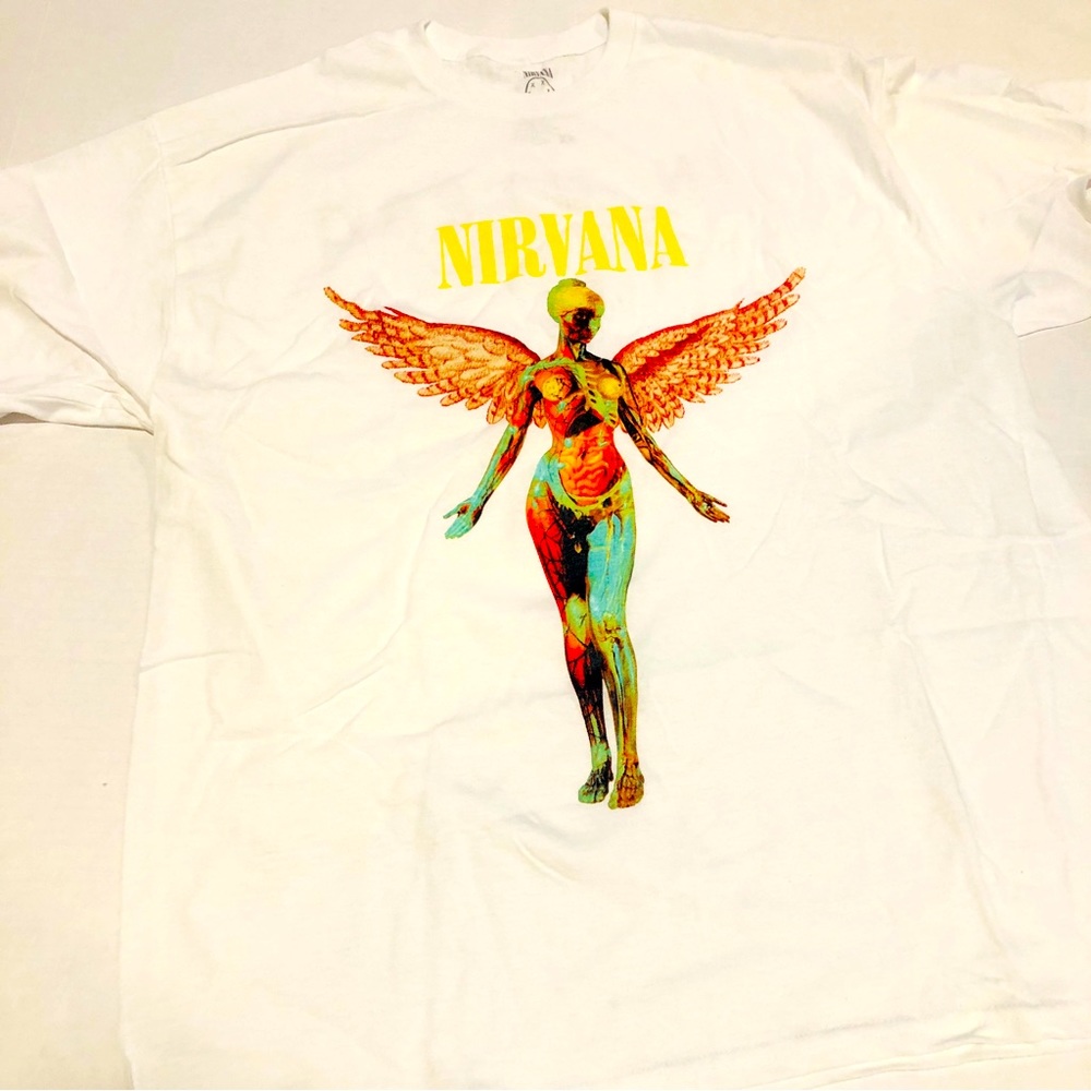 Live Nation Nirvana In Utero White T Shirt